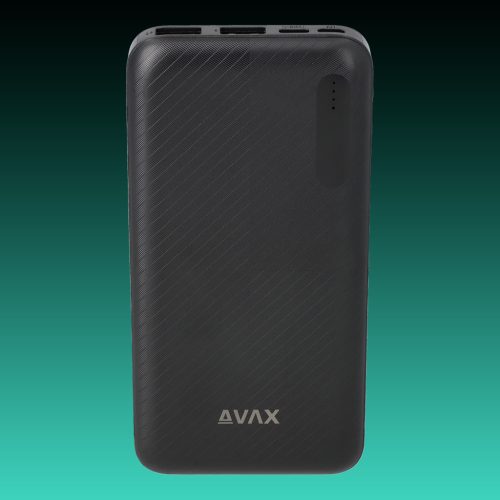 AVAX PB-104B LIGHTY 10.000mAh Type C powerbank,fekete