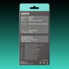 AVAX PB104W LIGHTY 10.000mAh USB-C powerbank, fehér