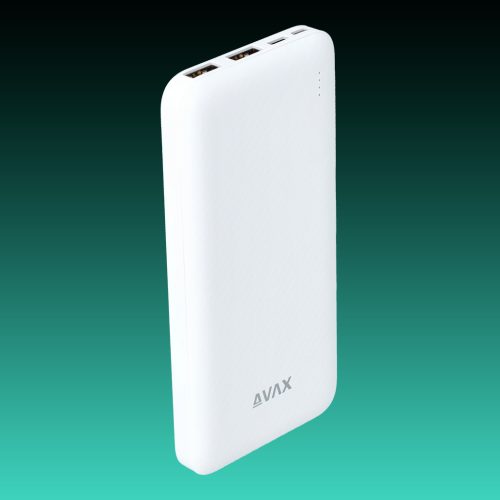 AVAX PB-104W LIGHTY 10.000mAh Type C powerbank,fehér