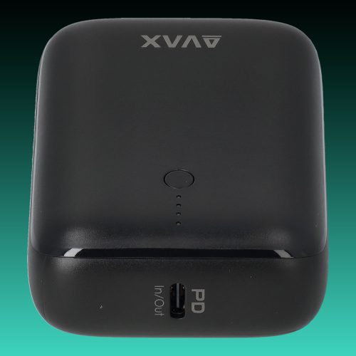 AVAX PB-105B MINI PD/Type C 20W 10.000mAh gyorstöltő powerbank,fekete