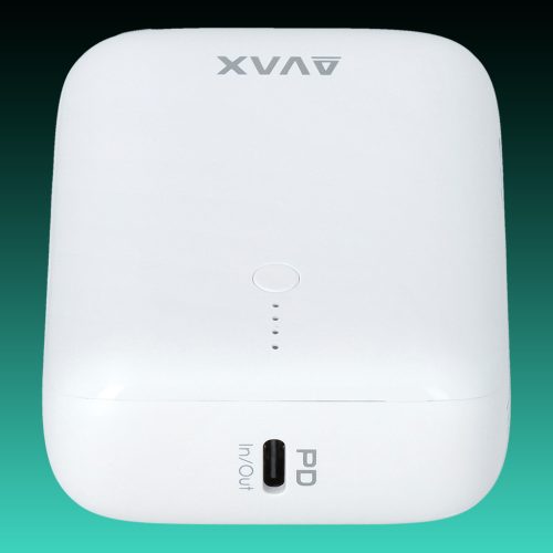 AVAX PB-105W MINI PD/Type C 20W 10.000mAh gyorstöltő powerbank,fehér