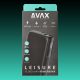 AVAX PB-106B LEISURE PD/Type C 30W+QC 18W 15.000mAh gyorstöltő powerbank,fekete