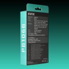 AVAX PB106B LEISURE PD/USB-C 30W+QC 18W 15.000mAh gyorstöltő powerbank, fekete