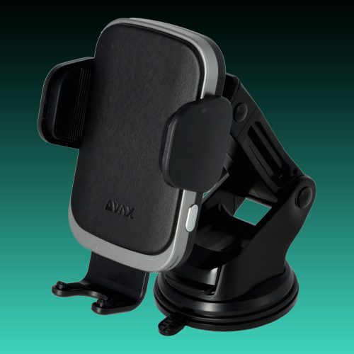 AVAX WH601 Freely+ Vezeték nélküli szellőzőrácsra és szélvédőre rögzíthető autós töltő, 15W
