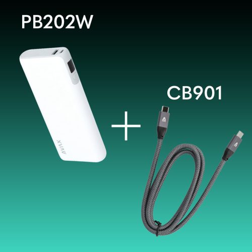 Powerbank Csomag | PB202W + CB901